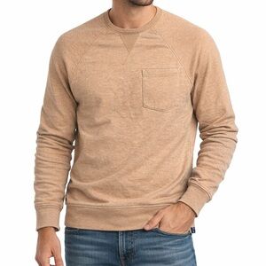 Patagonia Mahnya Fleece Crewneck Sweatshirt Tan Men’s